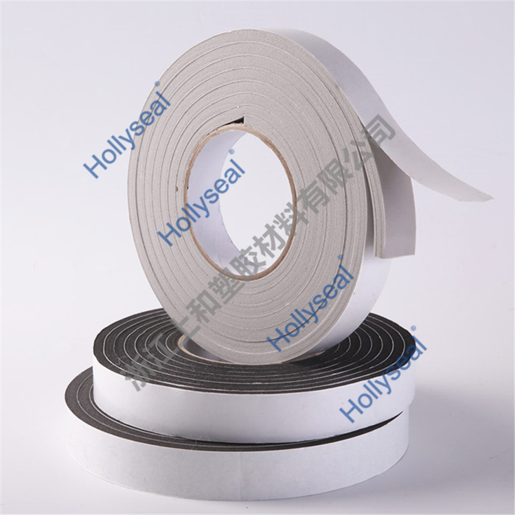 Hollyseal?閉孔pvc隔熱泡棉膠帶 厚度1mm~25mm，密度110kg/m3~500kg/ m3